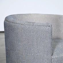 Natural Geo Camilla Upholstered Swivel Tub Chair